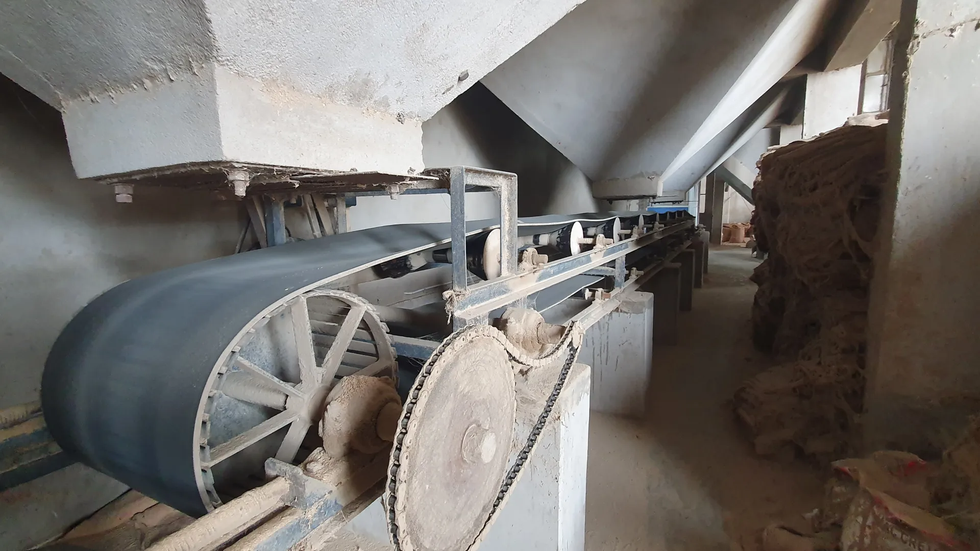 Milling machinery at Megha Agro Products